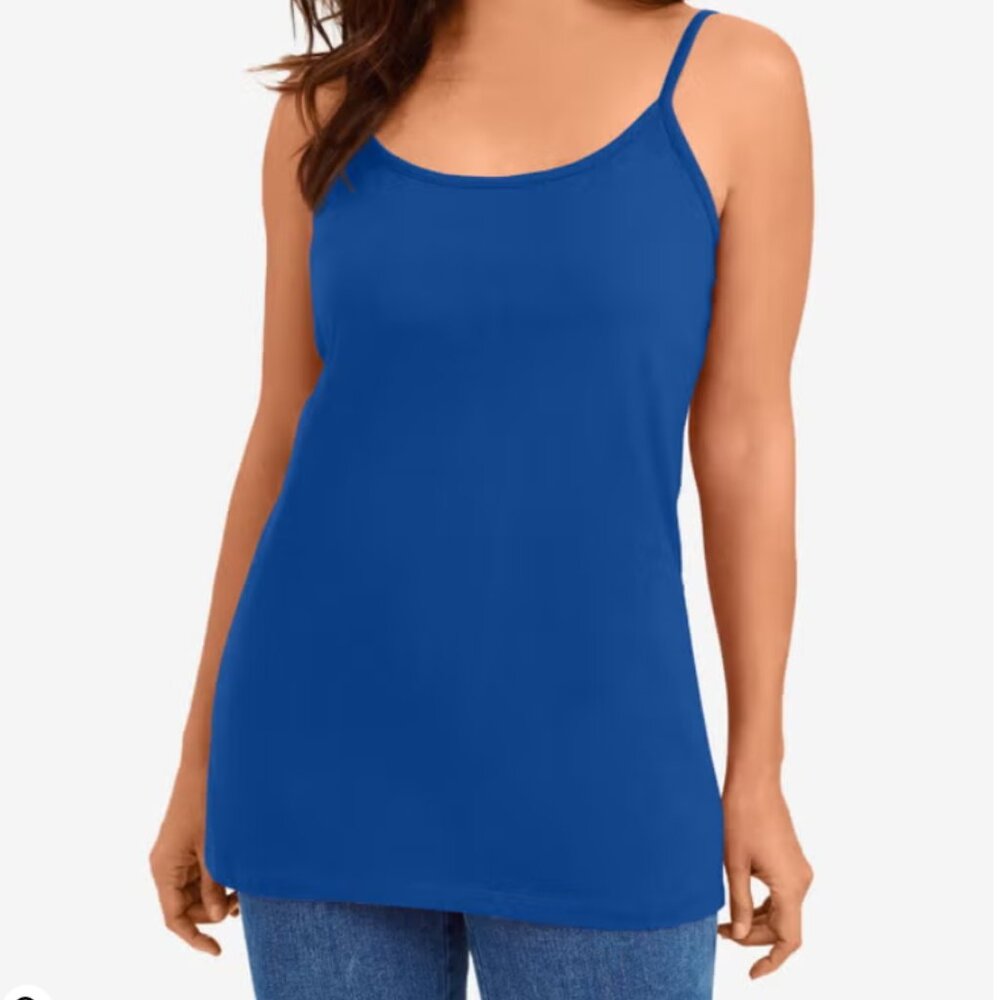 Jessica London Women's Blue Cami tank Top plus size 22/24